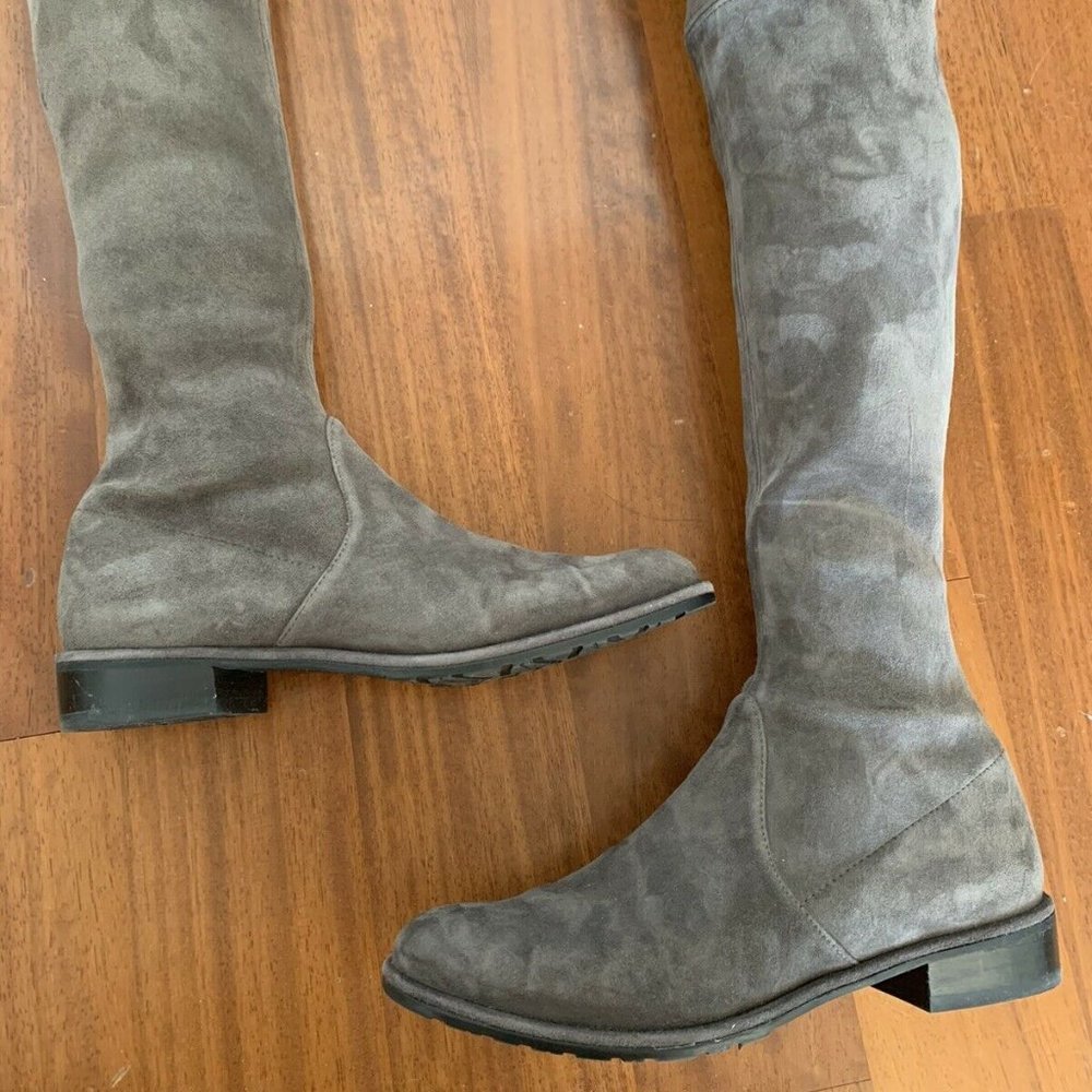Stuart Weitzman 'Lowland' Over The Knee Boots 5.5 - image 6